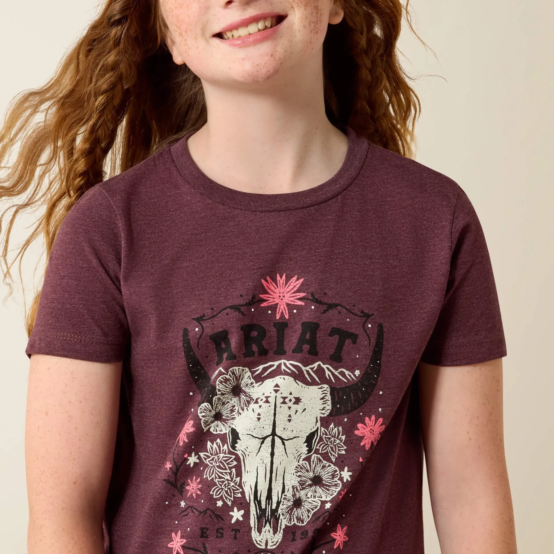 Ariat Skulls Florals T-Shirt