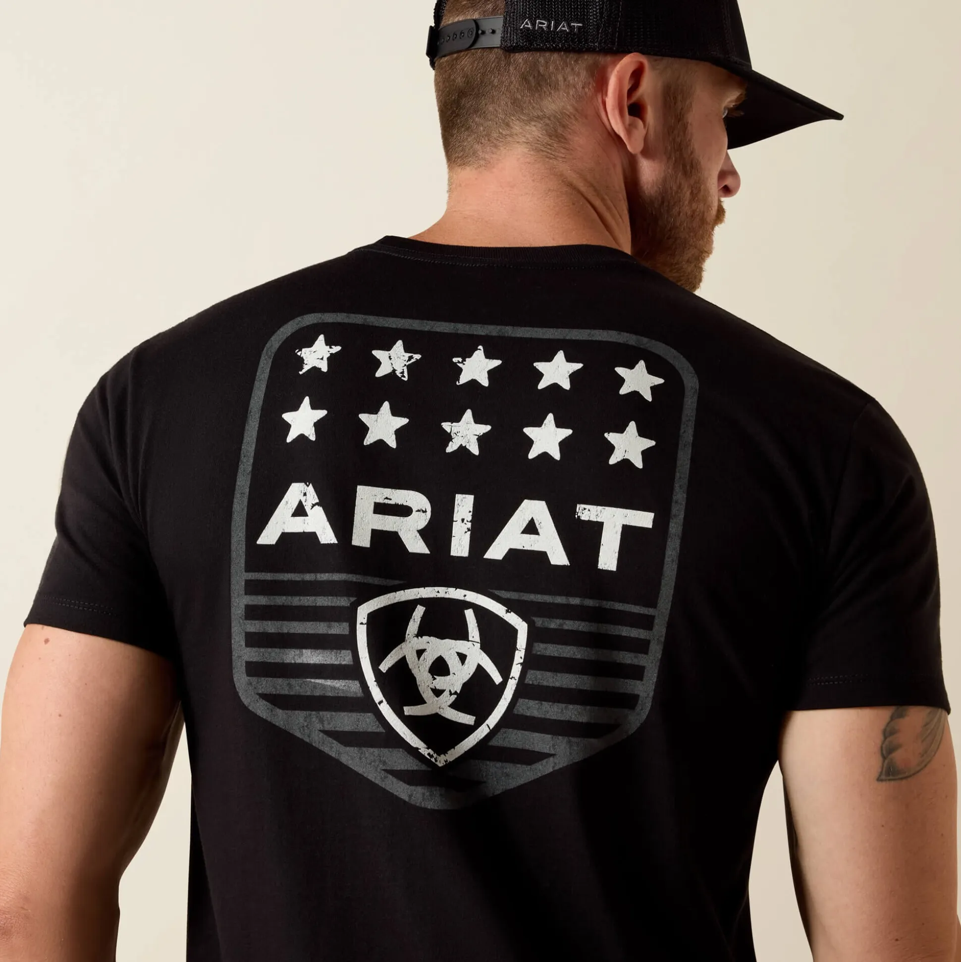 Ariat Stripe Patriotic Badge T-Shirt