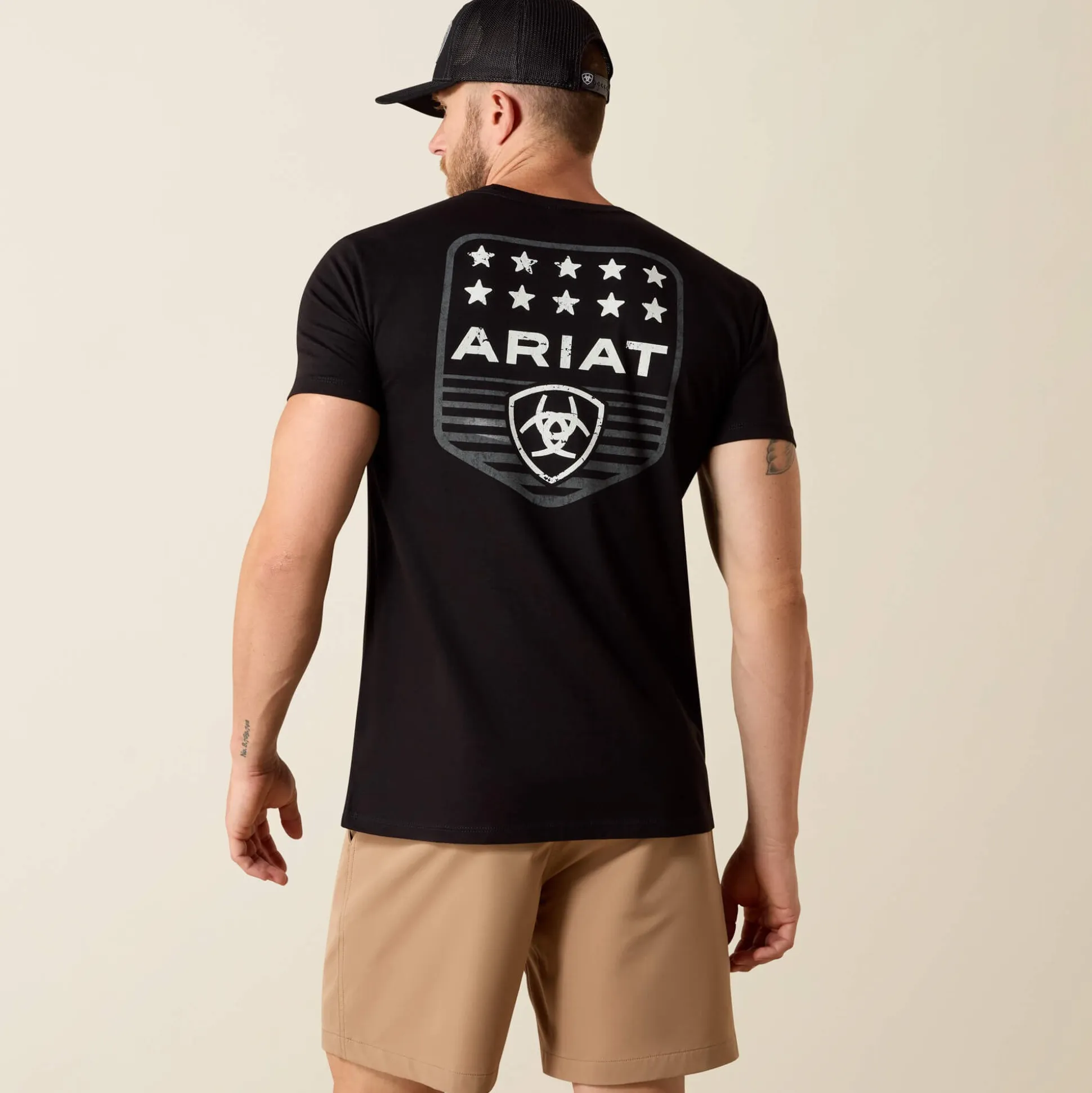 Ariat Stripe Patriotic Badge T-Shirt