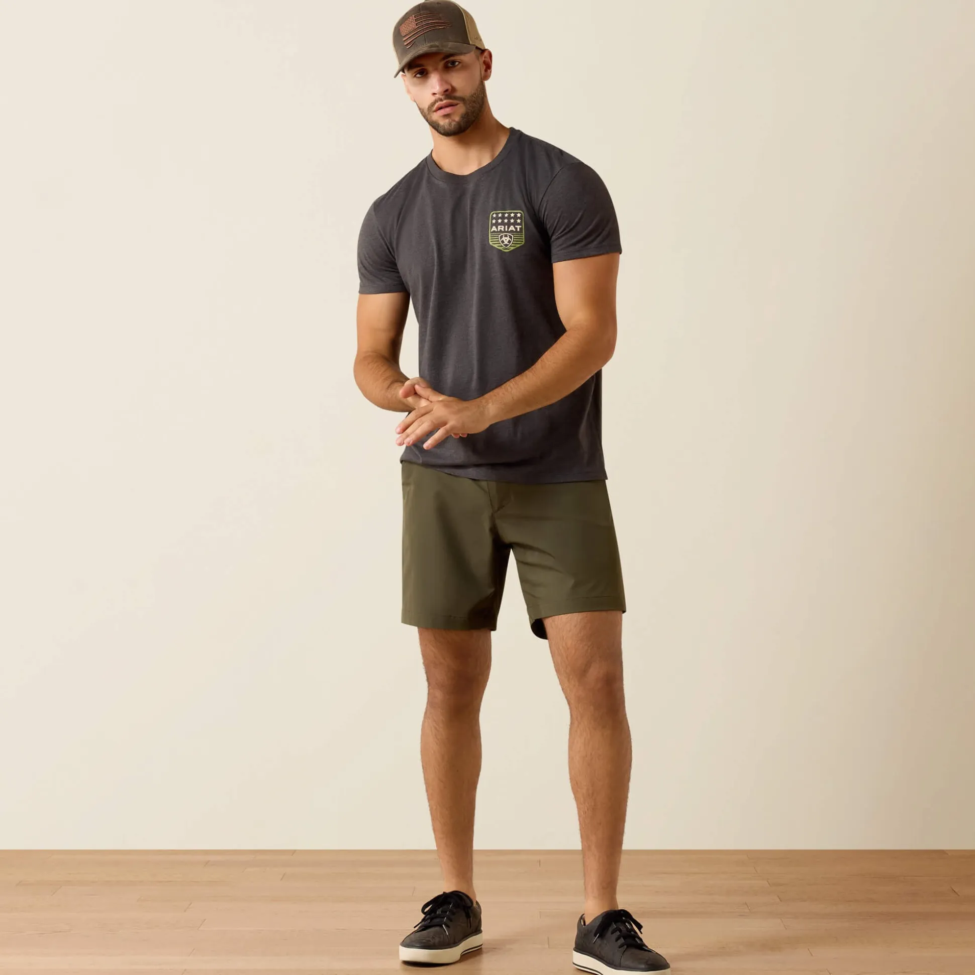 Ariat Stripe Patriotic Badge T-Shirt