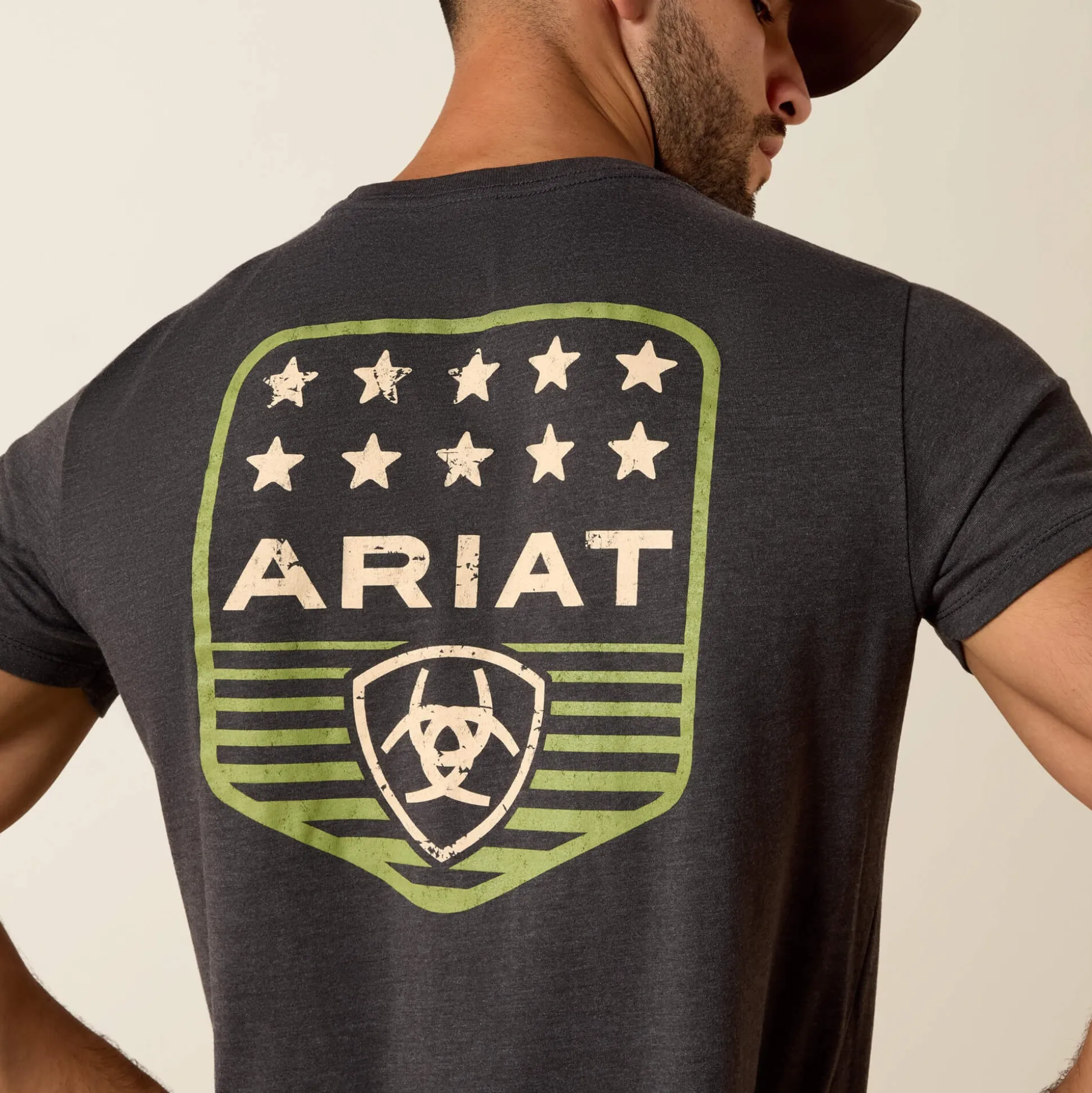 Ariat Stripe Patriotic Badge T-Shirt