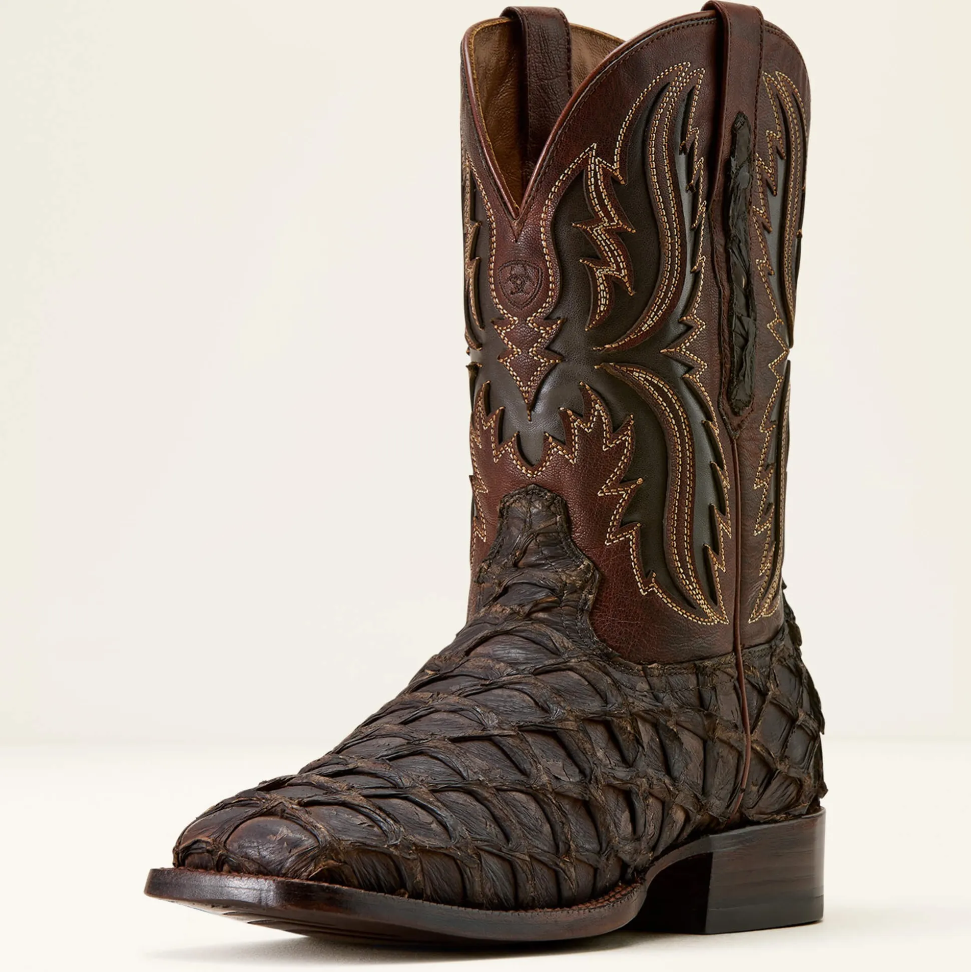 Ashwood Wide Square Toe Cowboy Boot