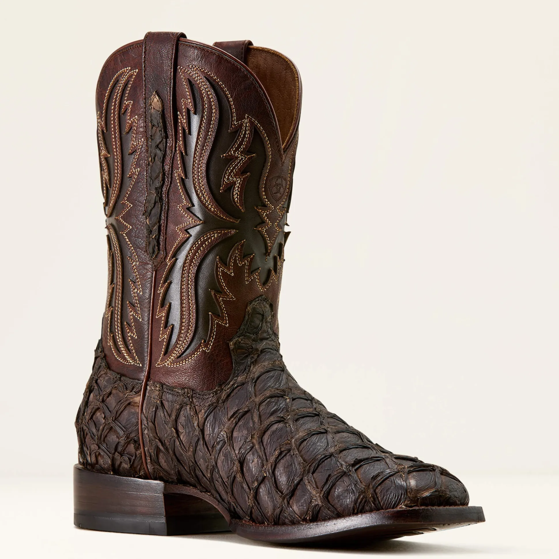 Ashwood Wide Square Toe Cowboy Boot