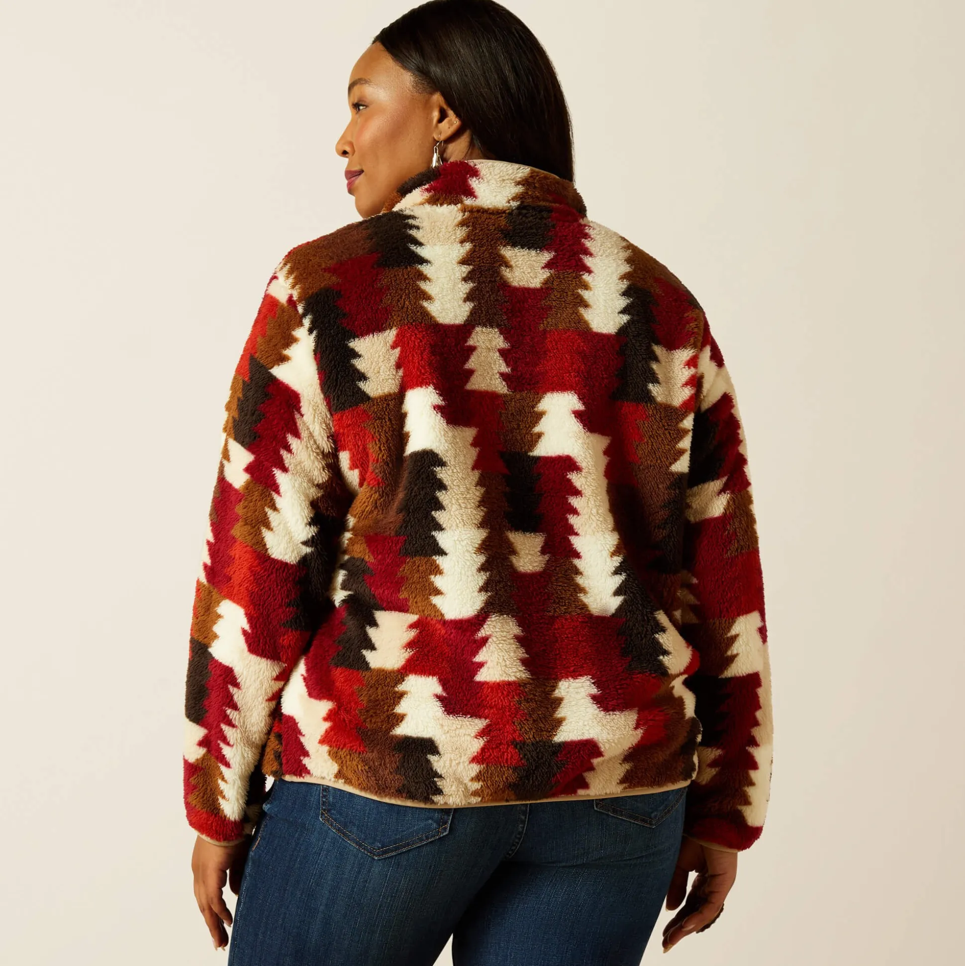 Berber Snap Front Sweatshirt