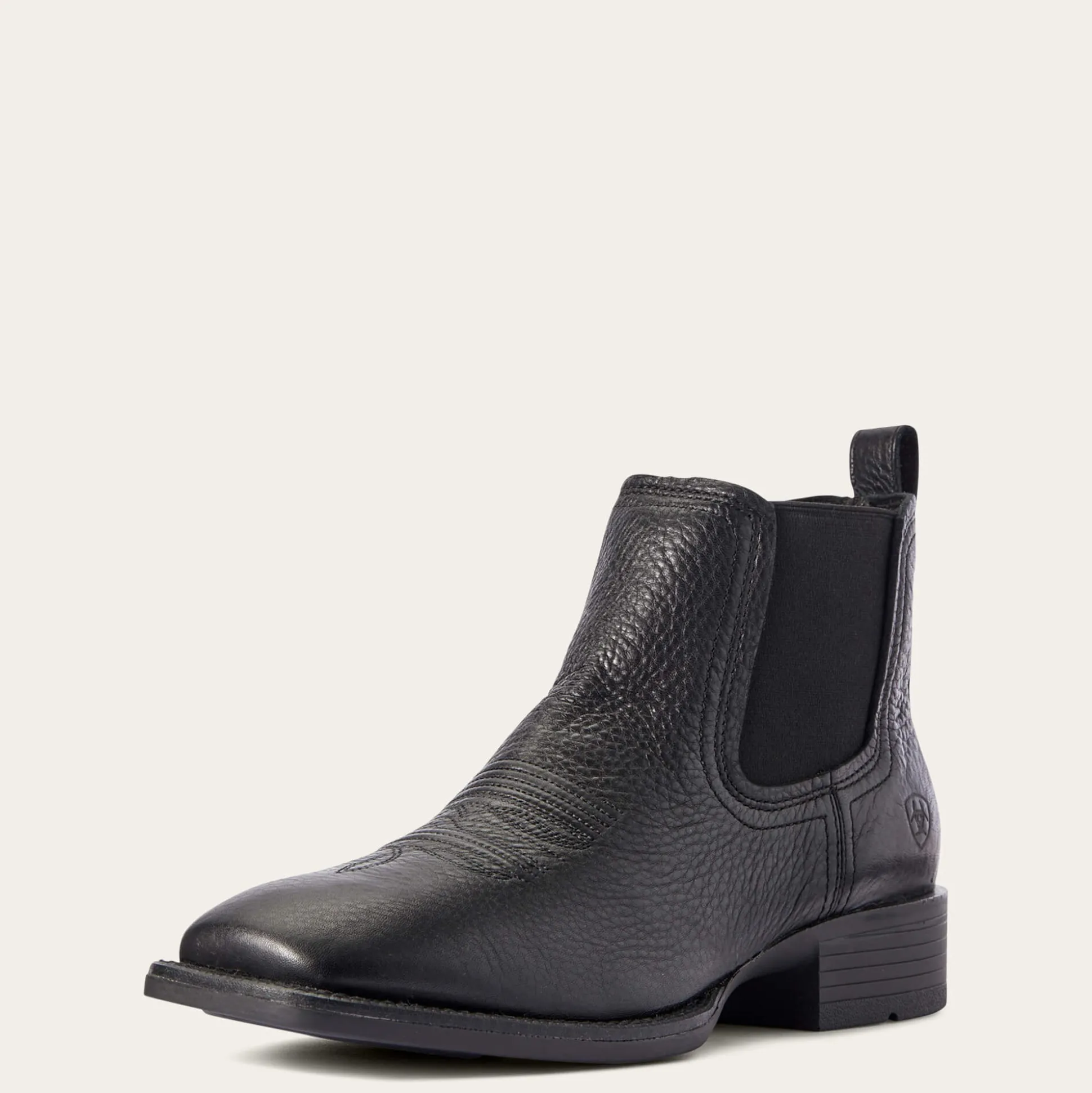 Booker Chelsea Wide Square Toe Western Boot
