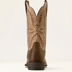 Brush Creek Wide Square Toe Cowboy Boot