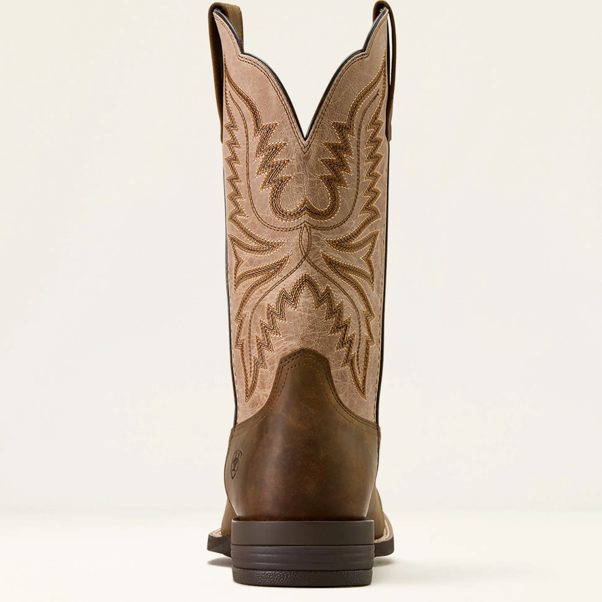 Brush Creek Wide Square Toe Cowboy Boot