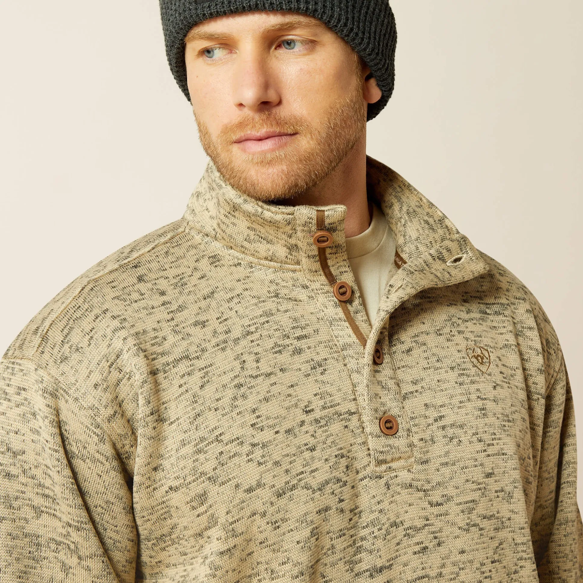 Caldwell 1/4 Button Sweater