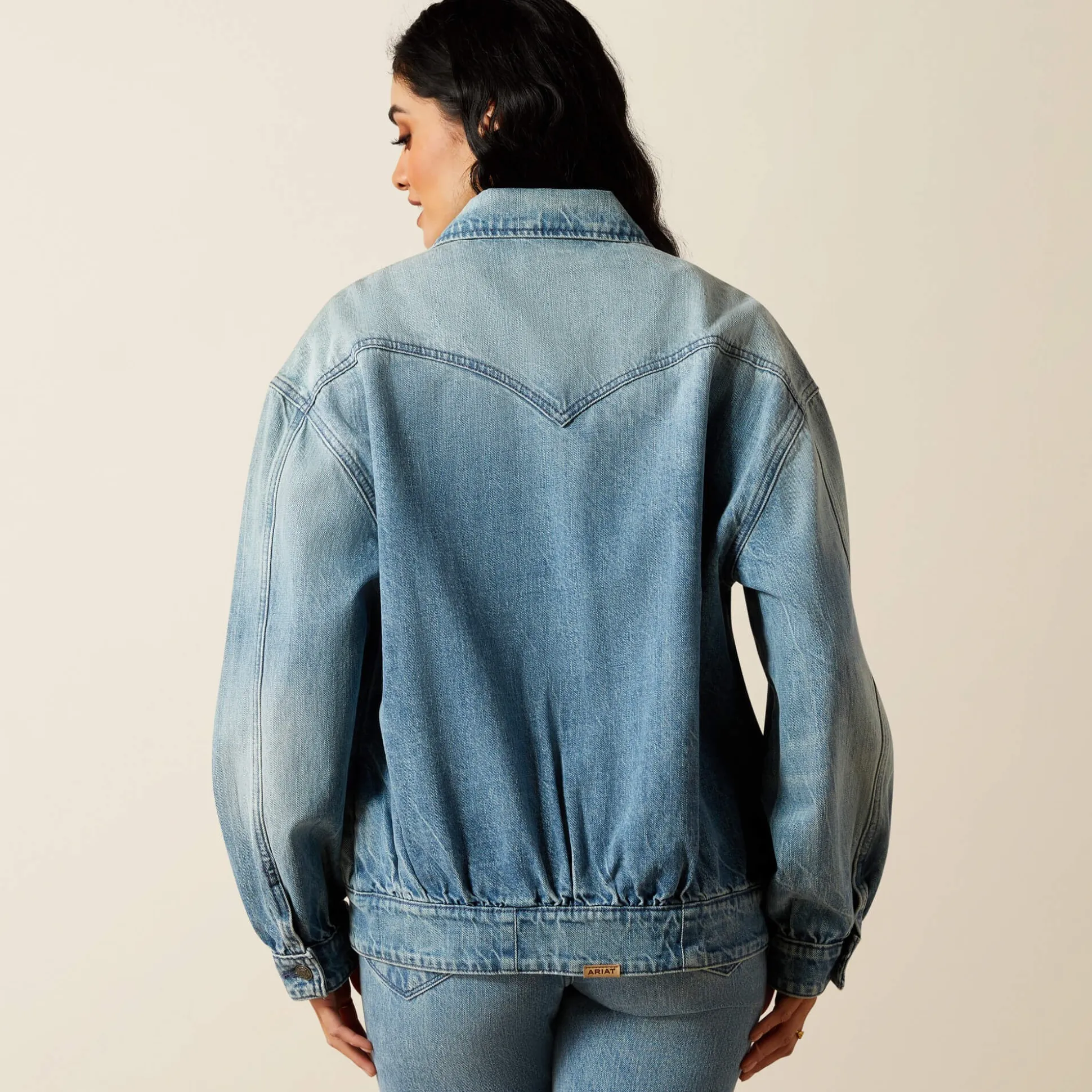 Cheyenne Denim Bomber Jacket