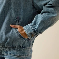 Cheyenne Denim Bomber Jacket