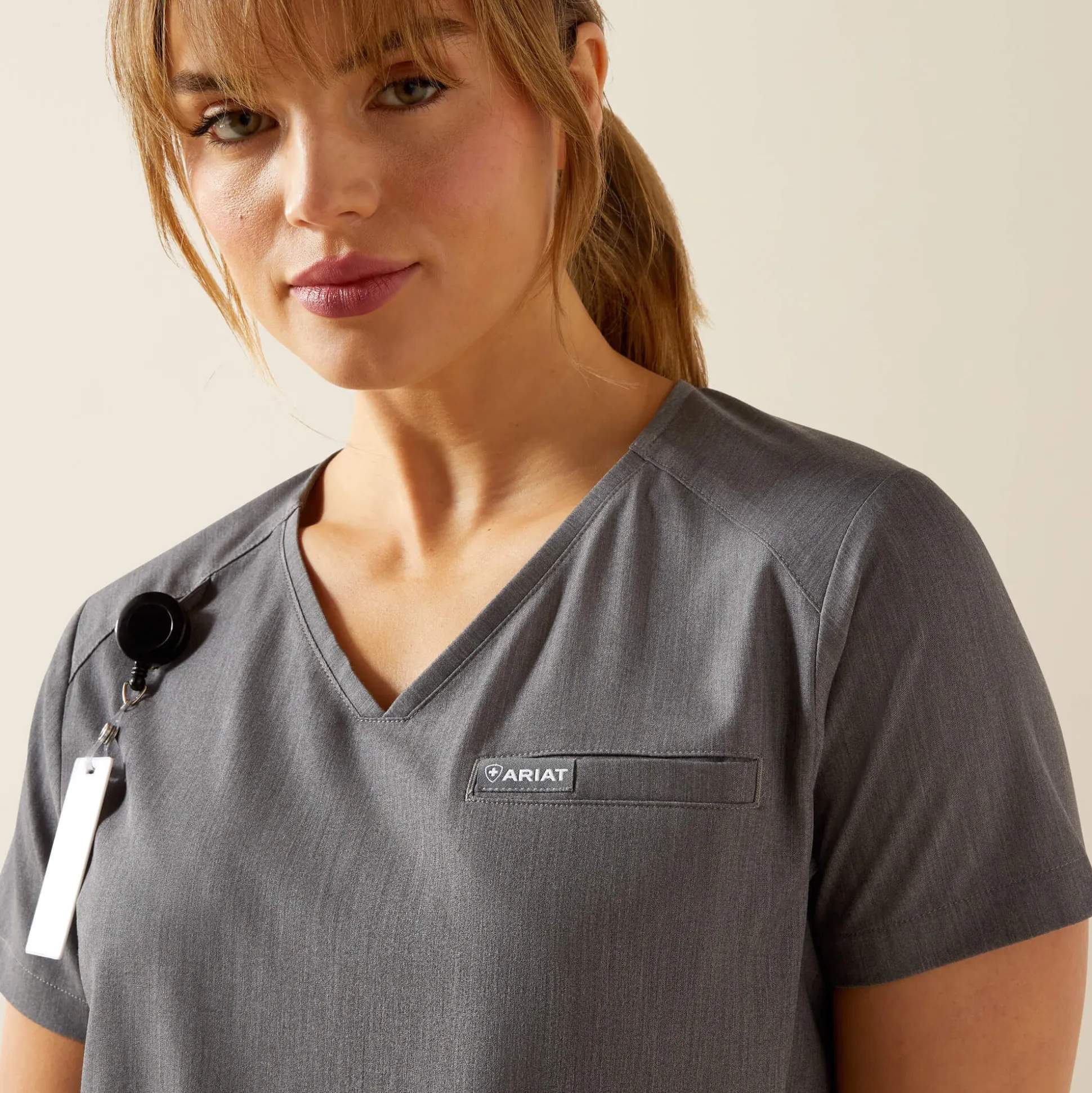 Clara 6 Pocket Scrub Top