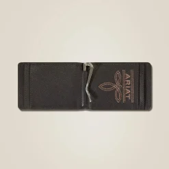 Flag Shield Clip Wallet