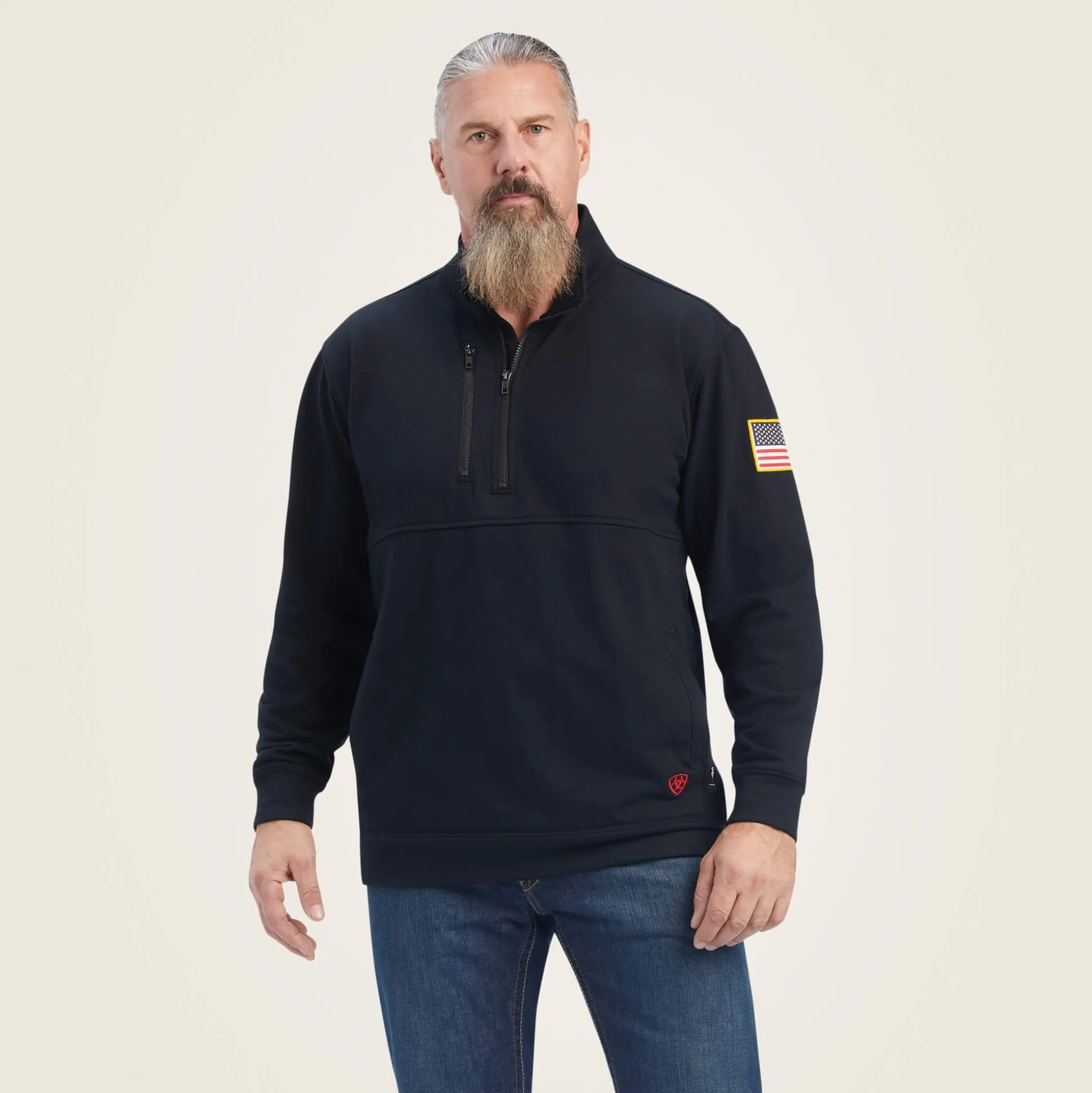 FR Durastrech Fleece 1/2 Zip Job Shirt