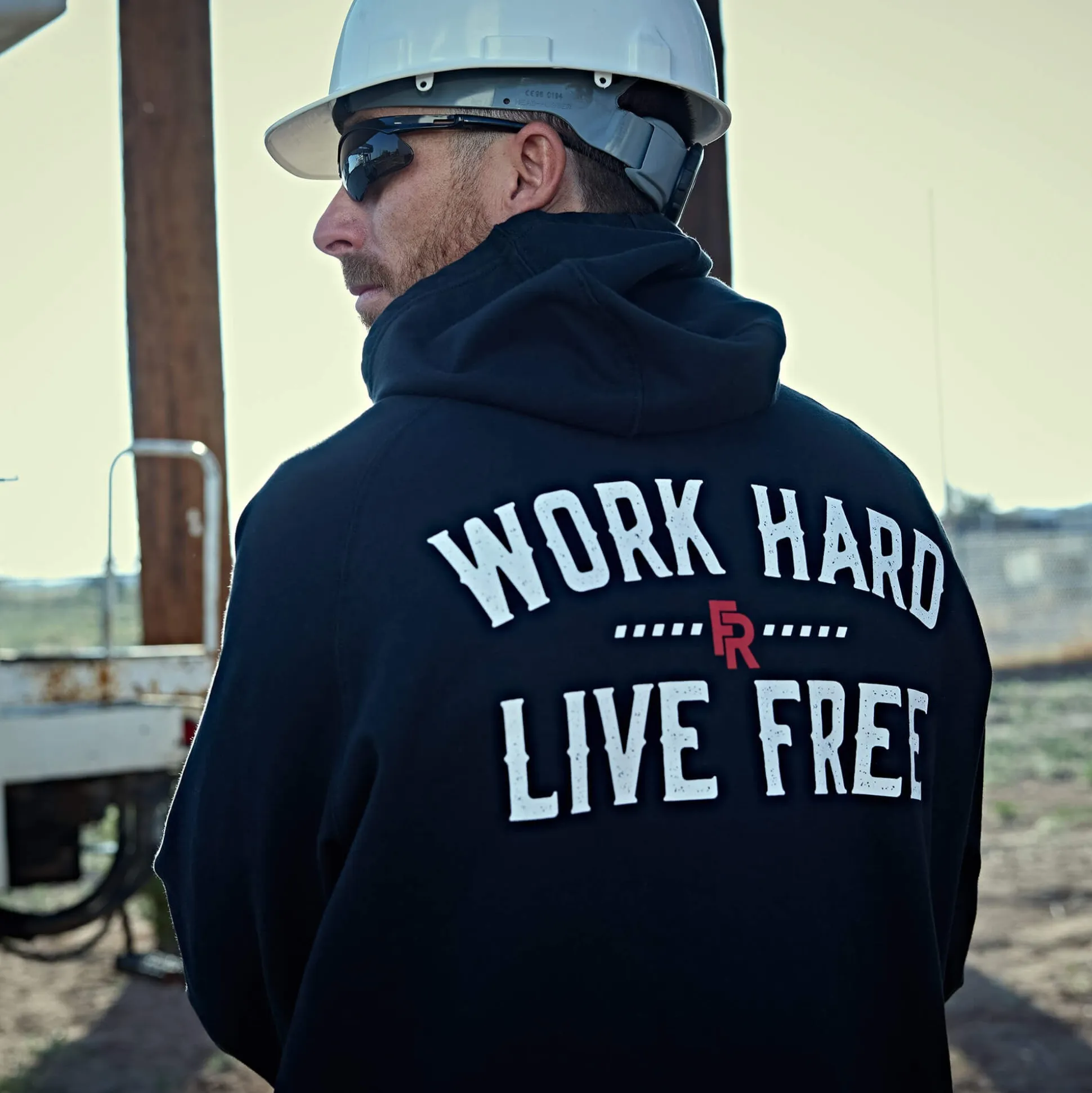 FR DuraStretch Work Hard Live Free Hoodie