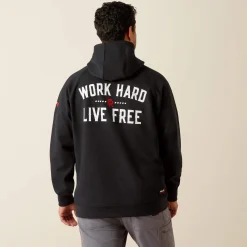 FR DuraStretch Work Hard Live Free Hoodie