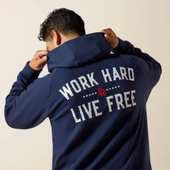 FR DuraStretch Work Hard Live Free Hoodie