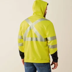 FR Hi-Vis Full Zip Hoodie