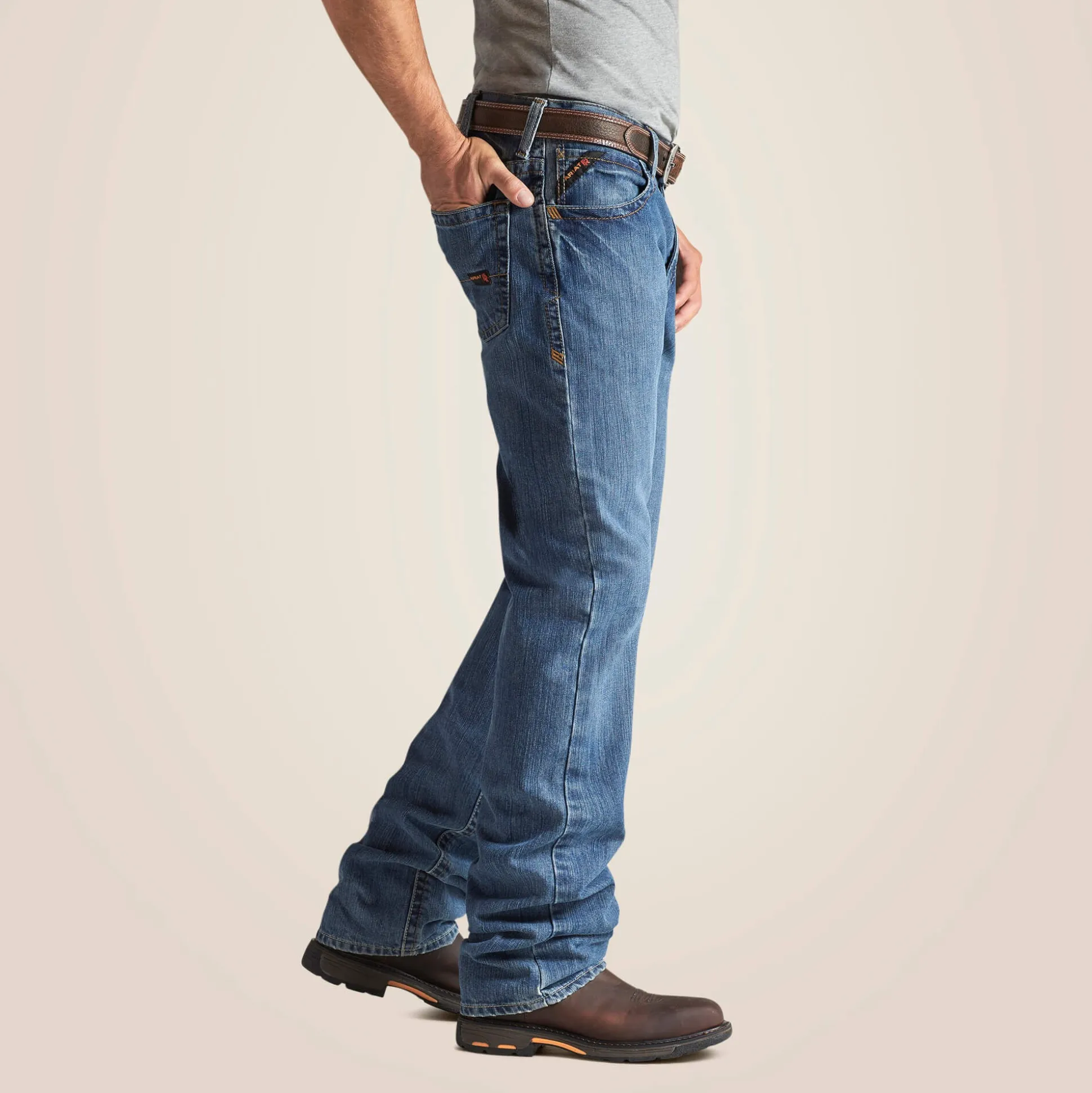 FR M3 Loose Basic Stackable Straight Leg Jean