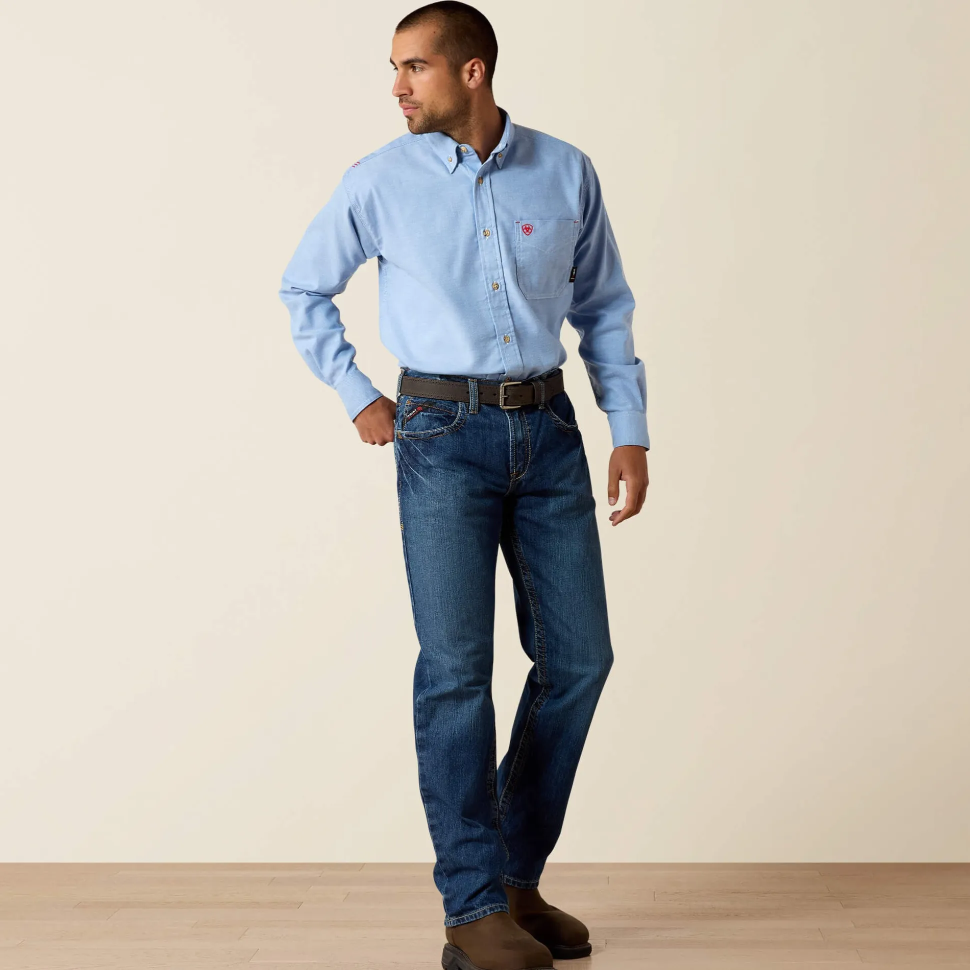 FR M3 Loose Basic Stackable Straight Leg Jean