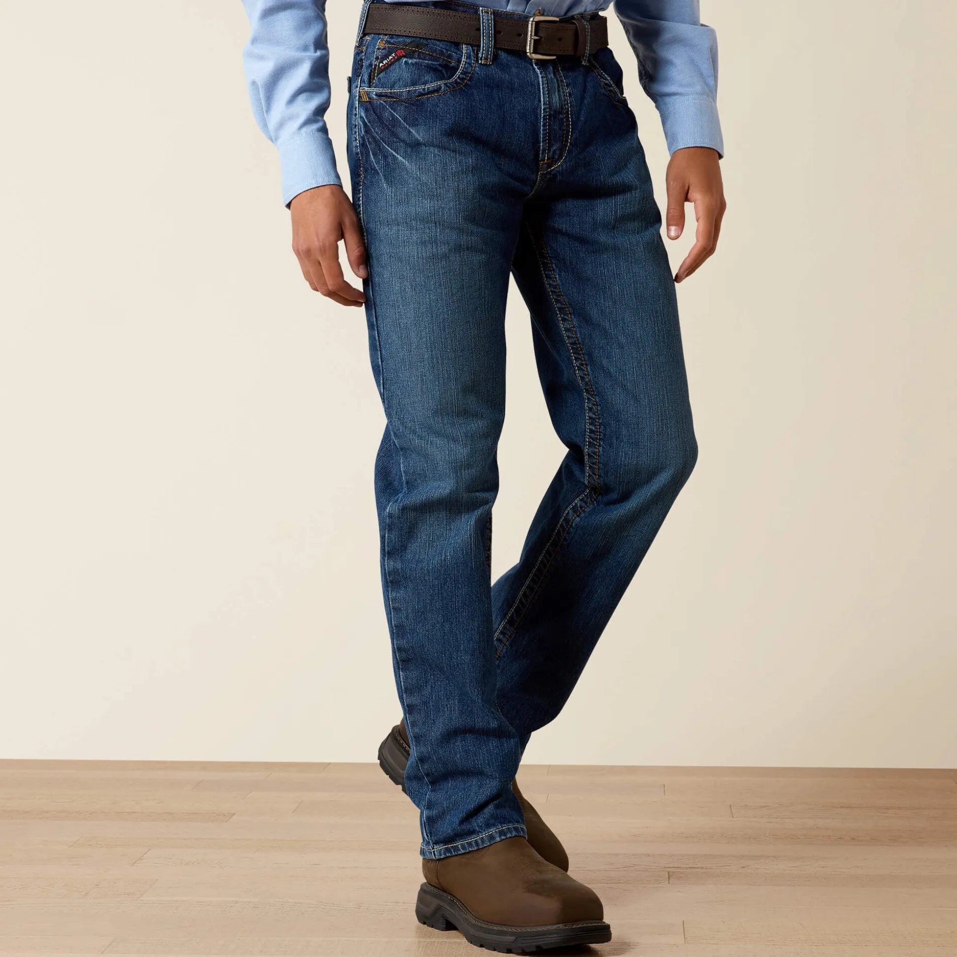 FR M3 Loose Basic Stackable Straight Leg Jean