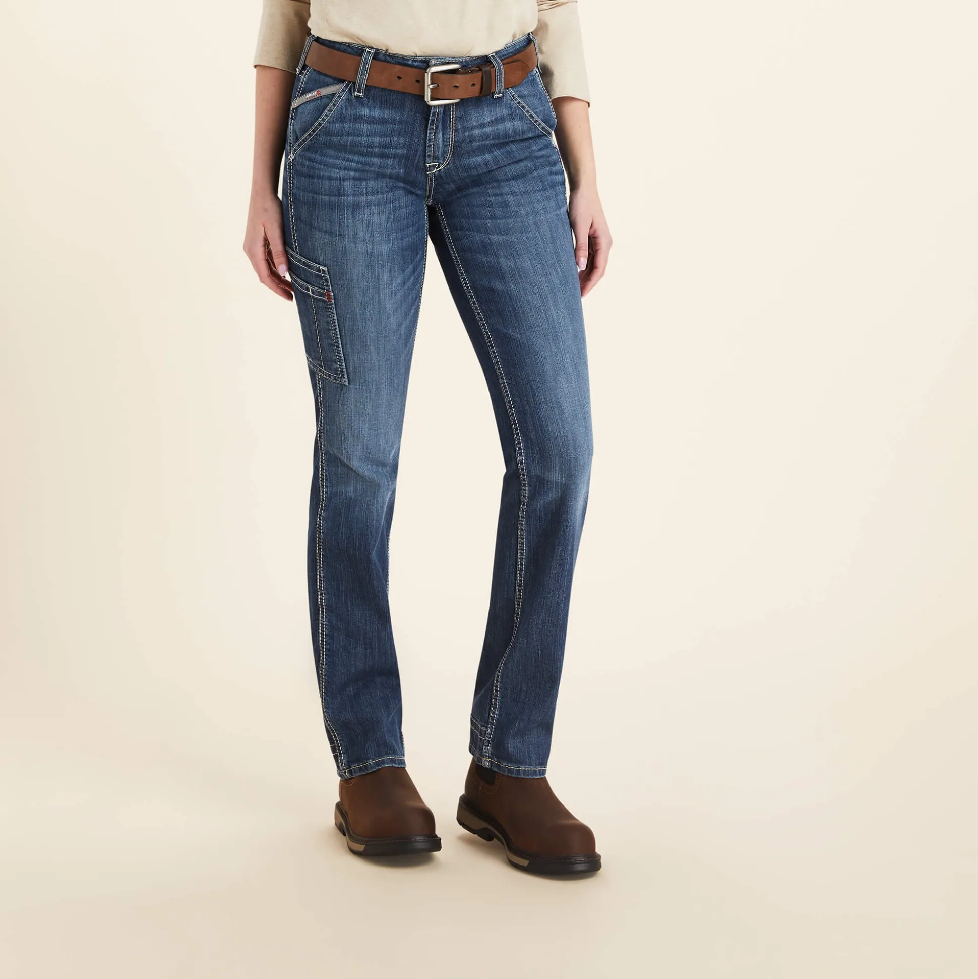 FR Perfect Rise DuraLight Stretch Cell Phone Pocket Straight Jean