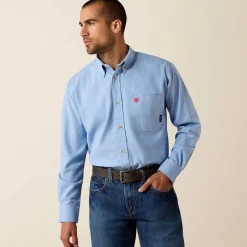 FR Solid Twill DuraStretch Work Shirt