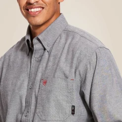 FR Solid Twill DuraStretch Work Shirt