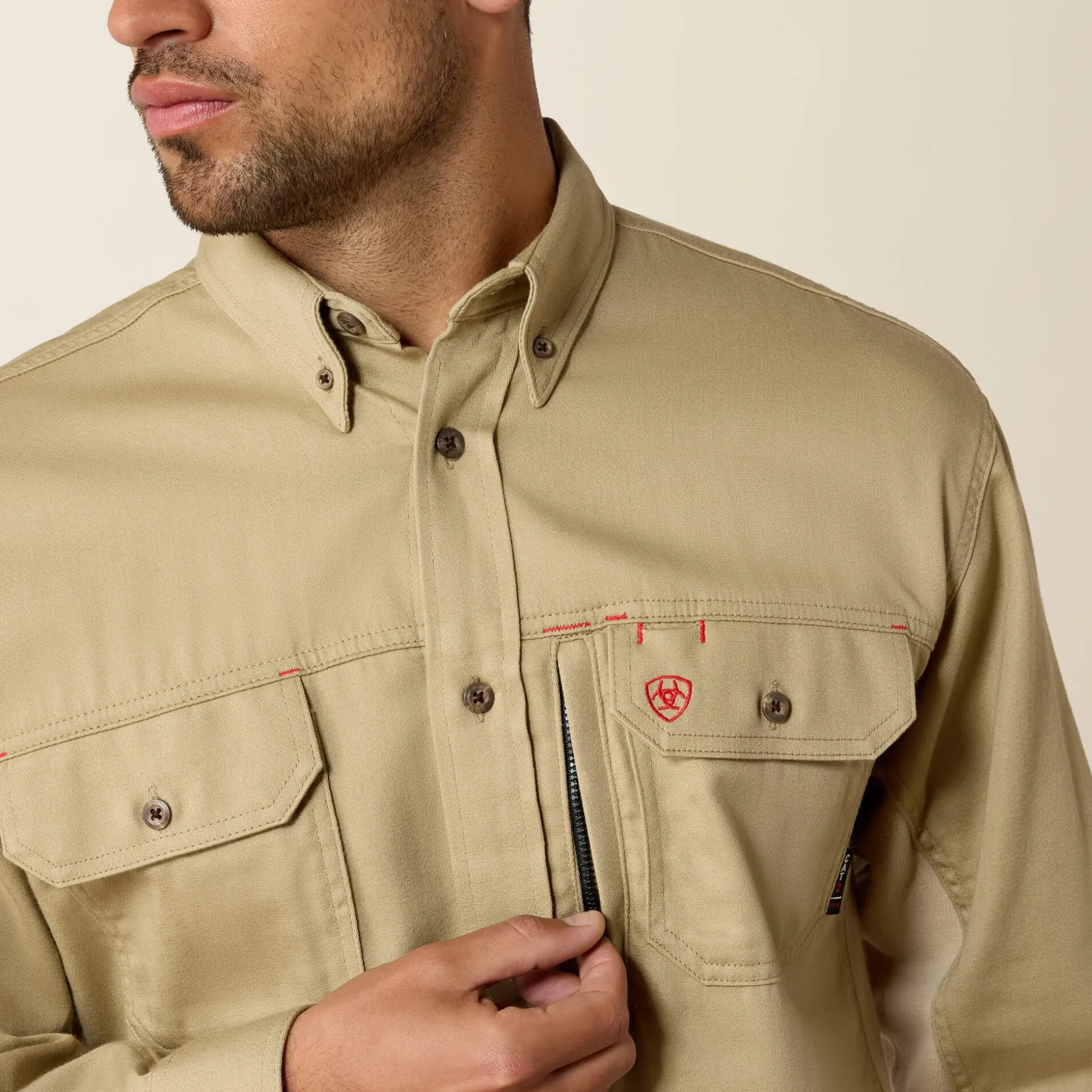 FR Solid Vent Work Shirt
