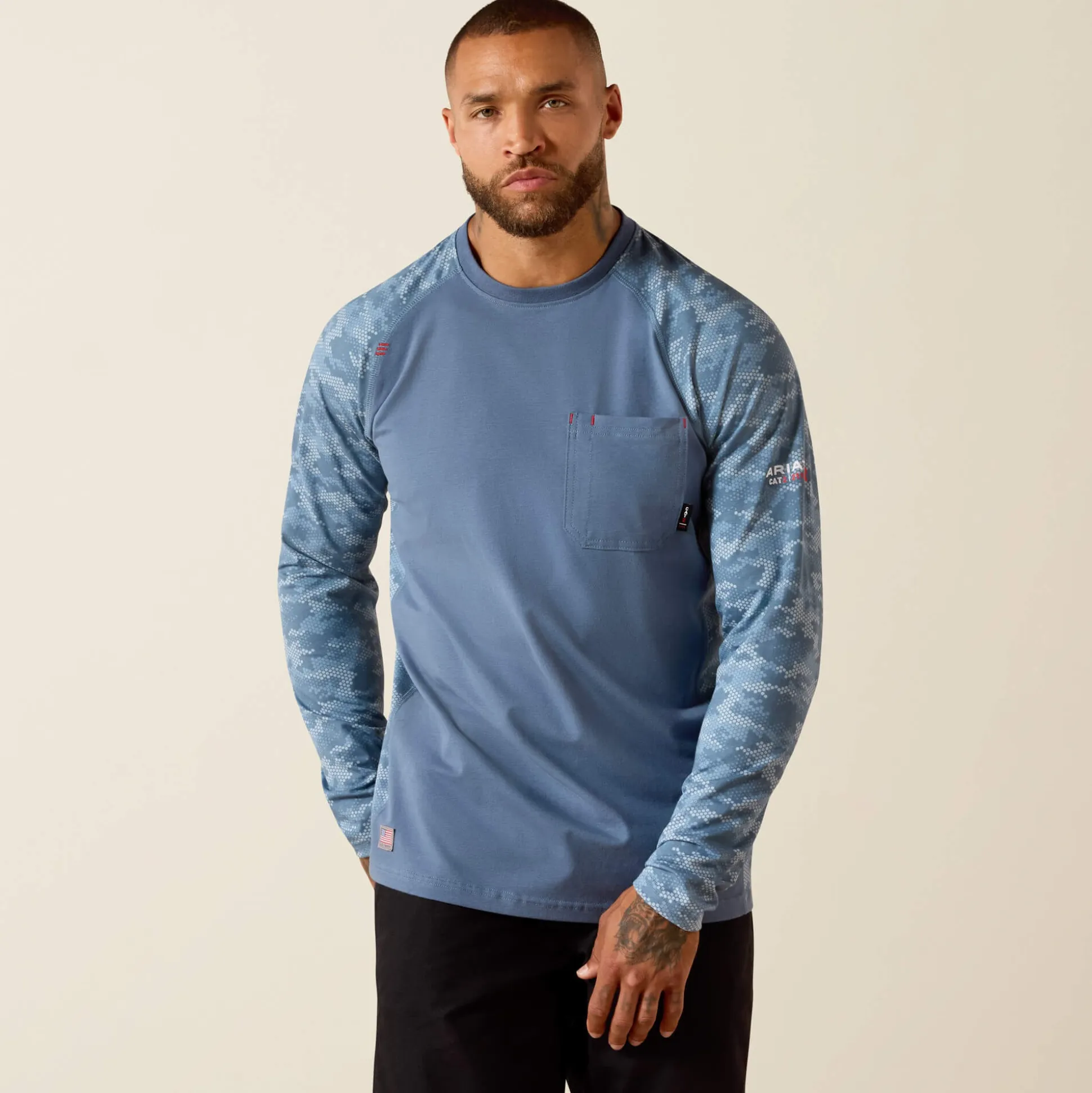 FR Stretch Camo Baseball T-Shirt