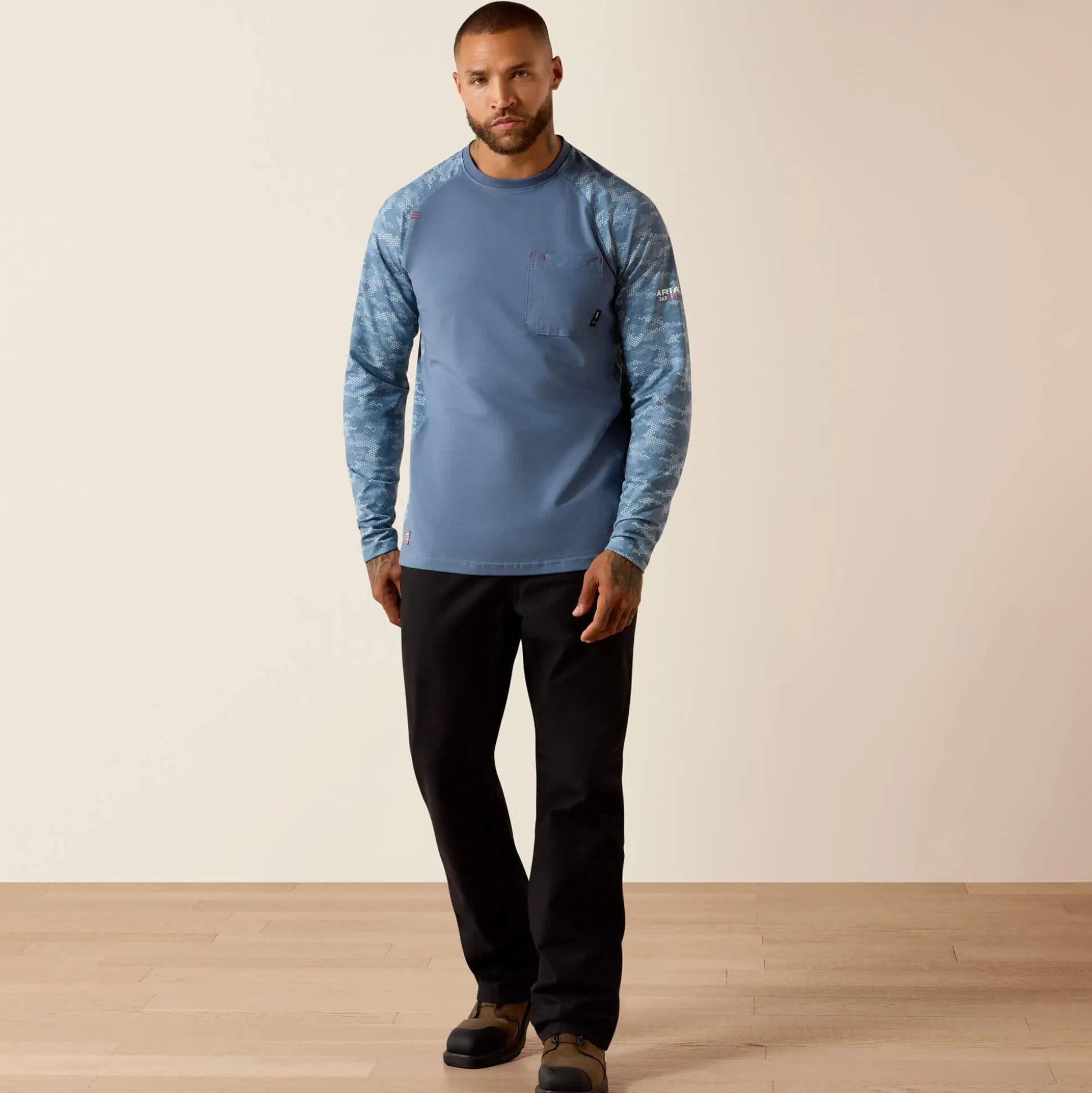 FR Stretch Camo Baseball T-Shirt