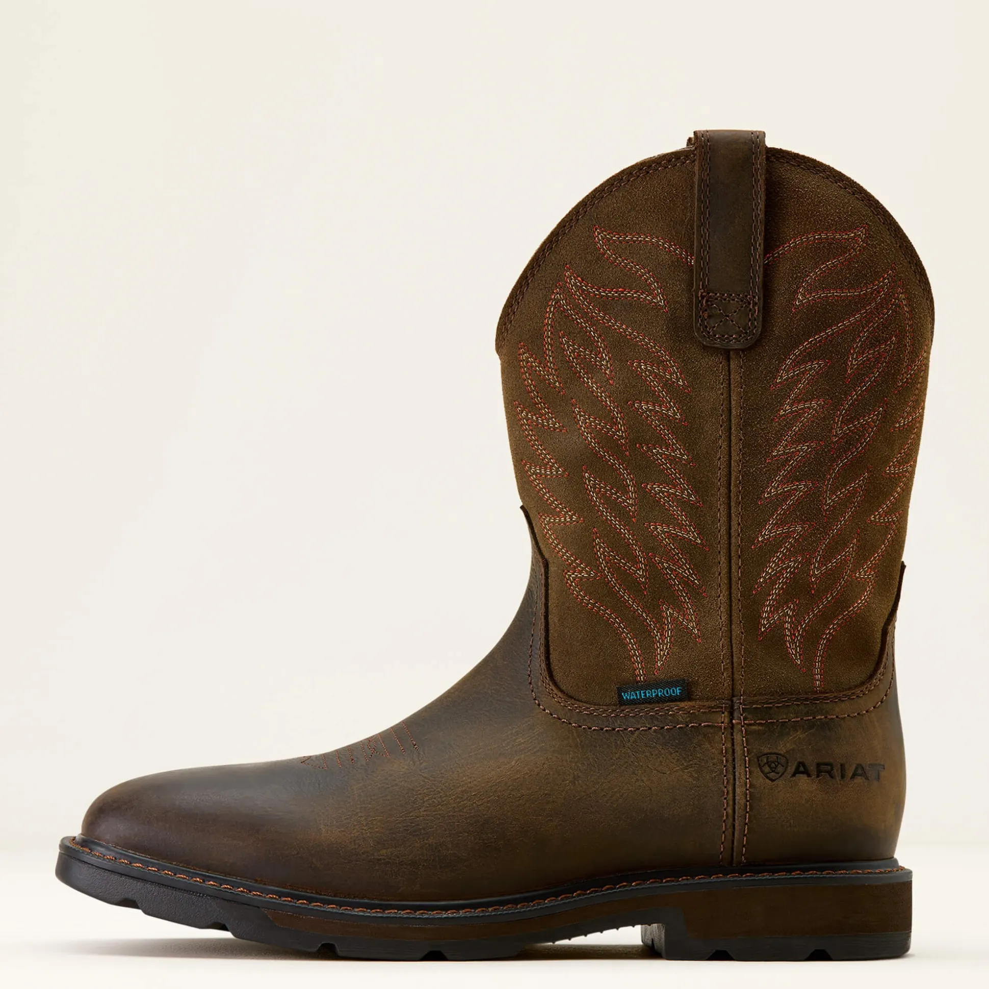 Groundbreaker Wide Square Toe Waterproof Work Boot
