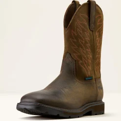 Groundbreaker Wide Square Toe Waterproof Work Boot