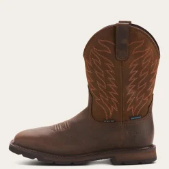 Groundbreaker Wide Square Toe Waterproof Steel Toe Work Boot
