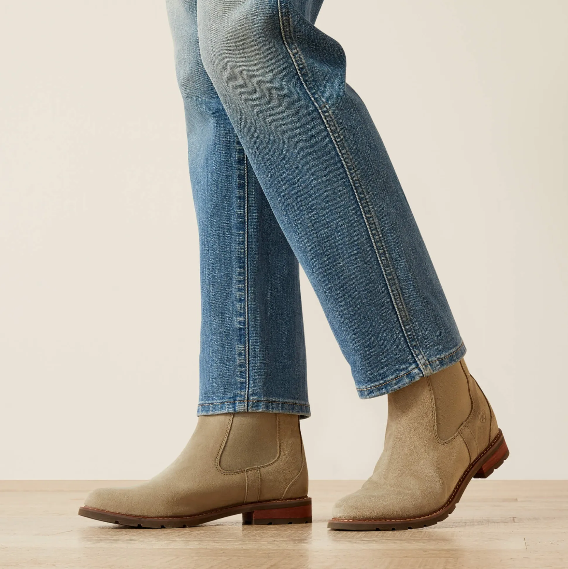 High Rise Bridle Slim Straight Leg Jeans