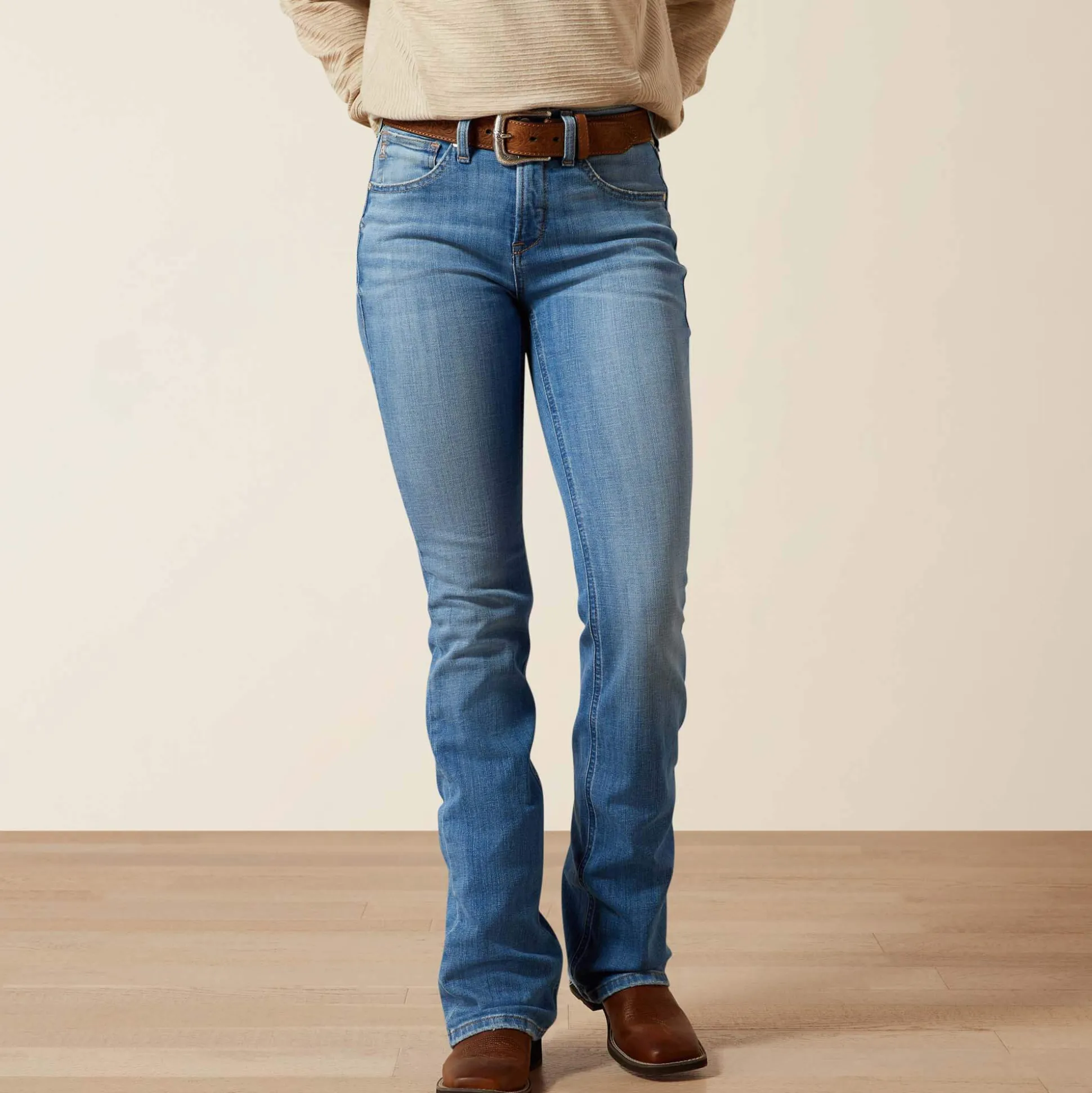 High Rise Camellia Boot Cut Jean