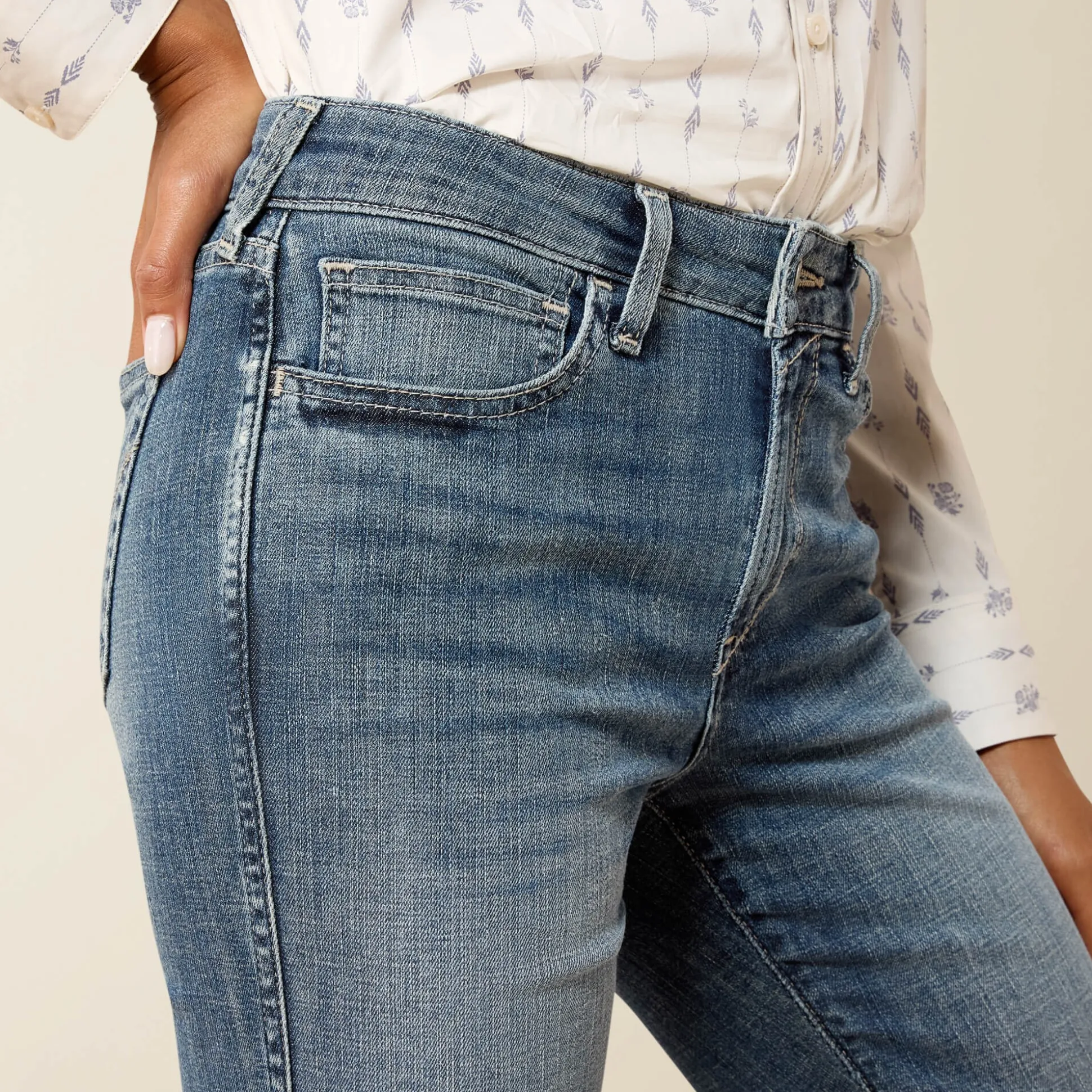 High Rise Vera Slim Trouser Jeans
