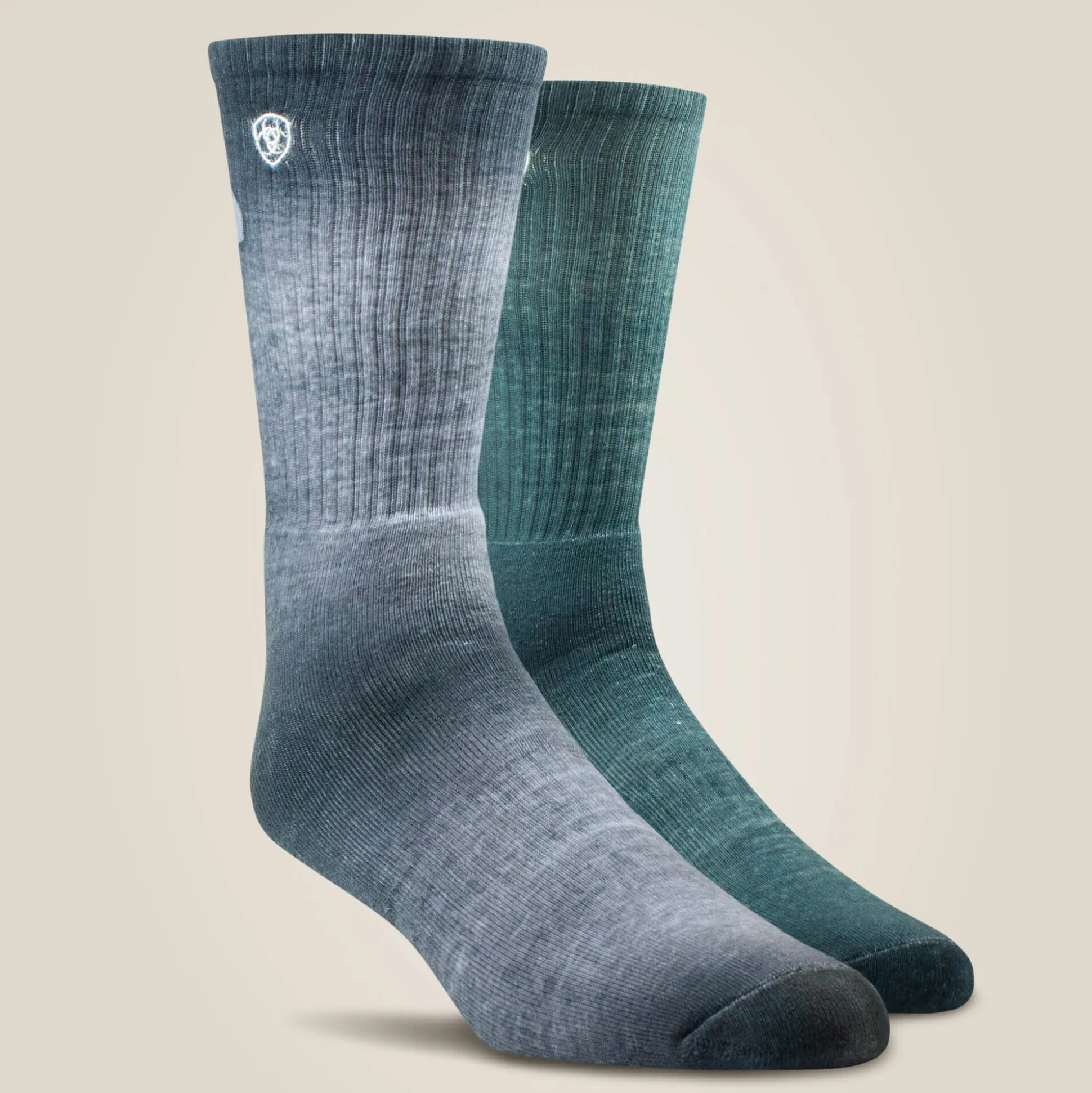 Incognito Graphic Crew Work Sock 2 Pair Multi Color Pack