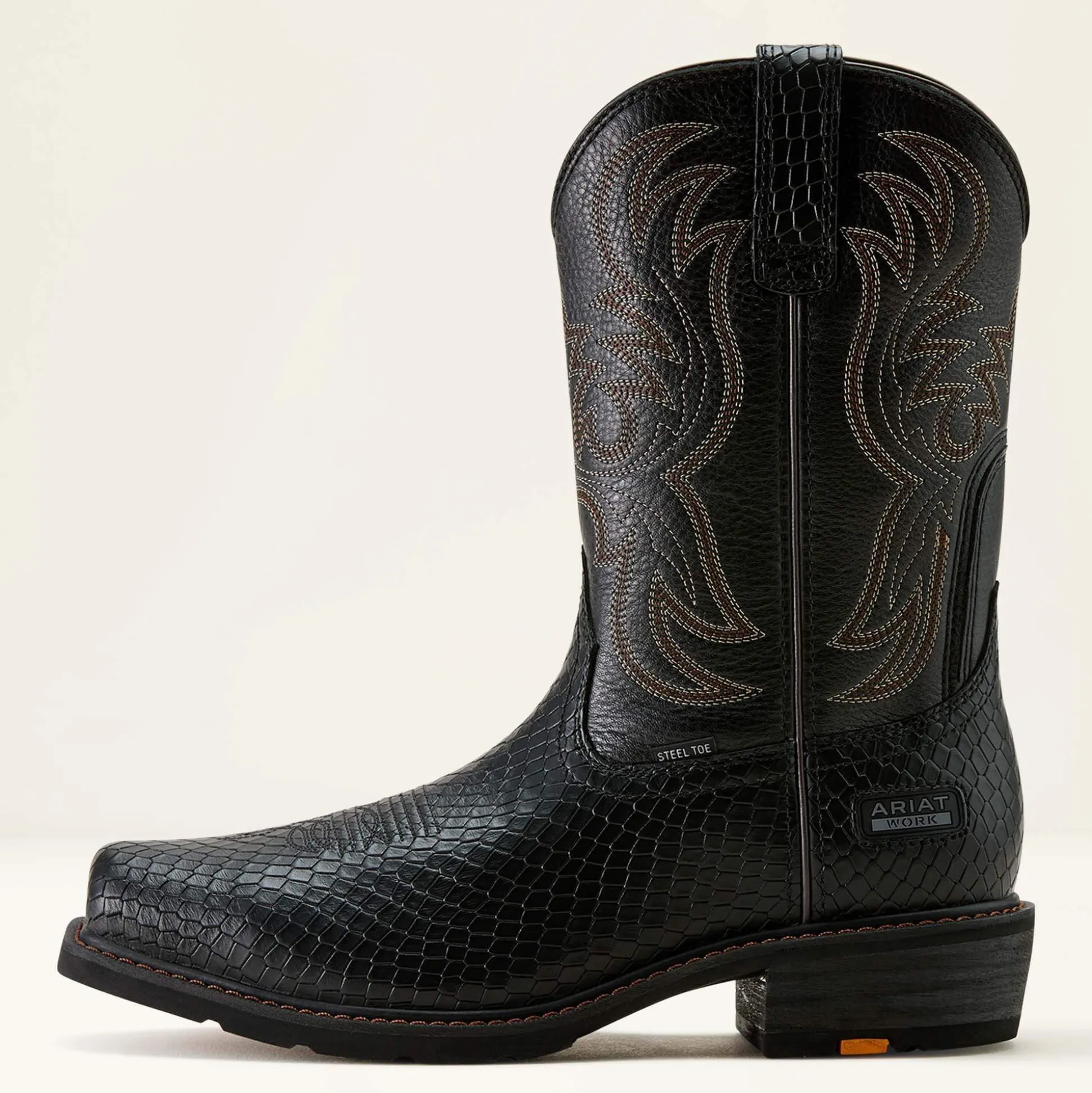 Ironside Square Toe Steel Toe Work Boot
