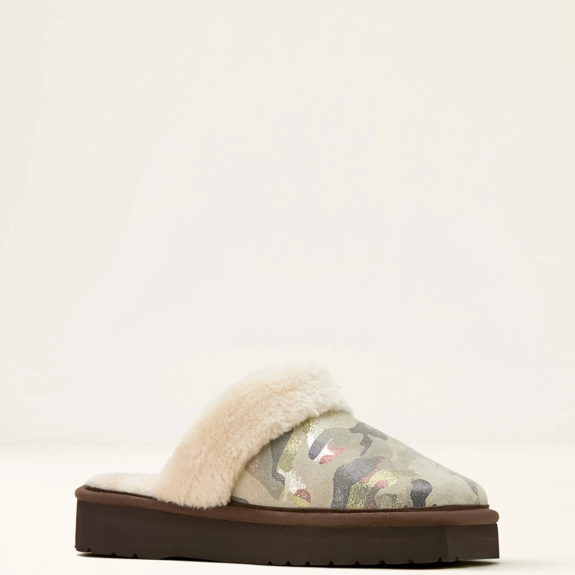 Jackie Square Toe Stack Slipper