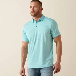 Jacquard Printed Fitted Polo