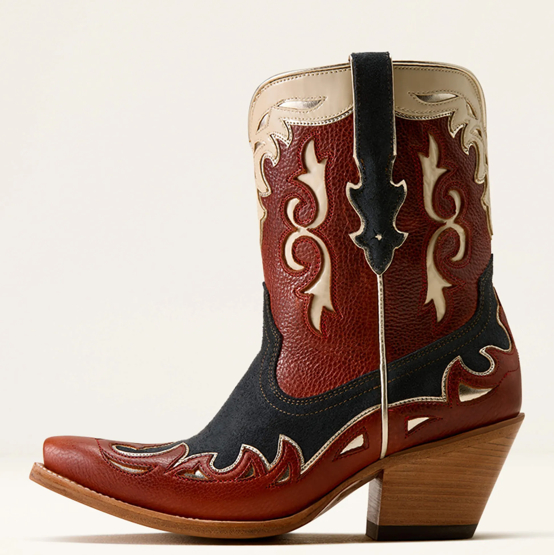 Juanita X Toe Western Boot
