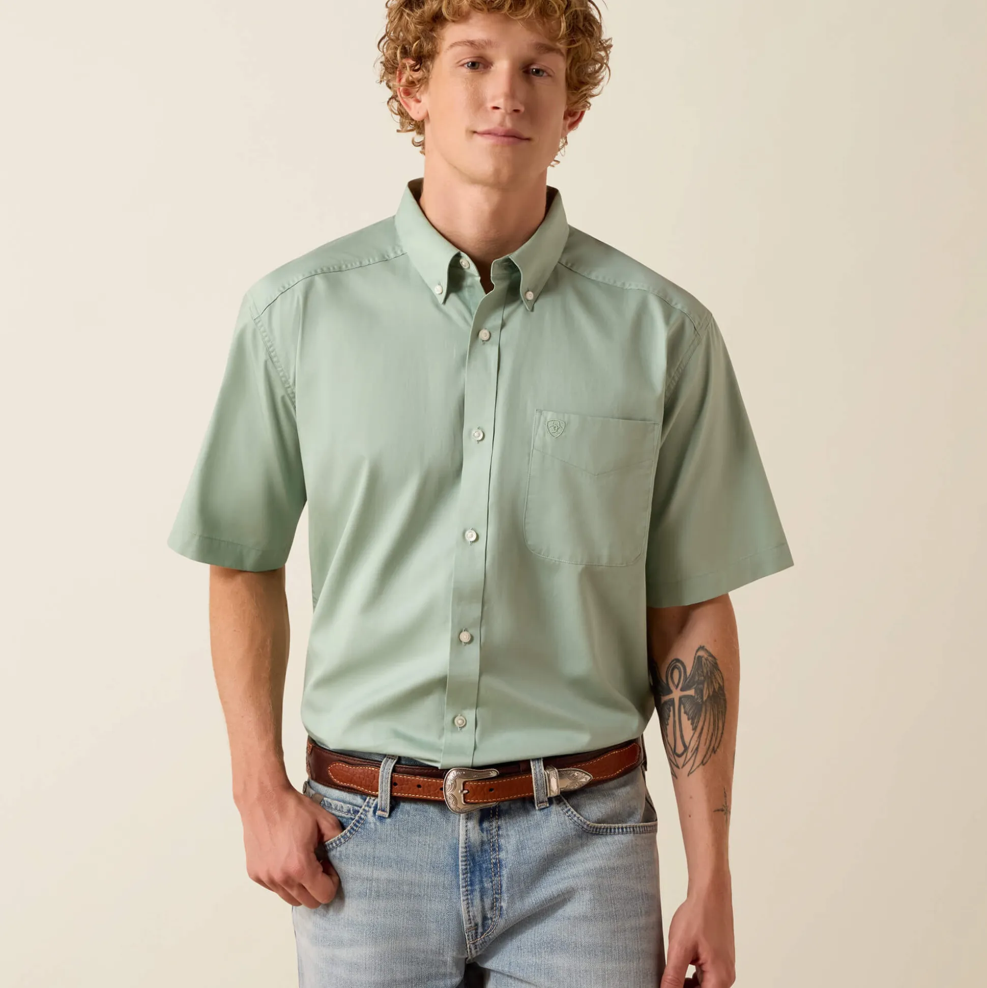 Lightweight Twill Classic Fit Shirt