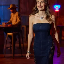 Lux Denim Dress
