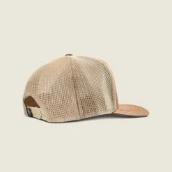 Oilskin Faux Leather Patch Cap