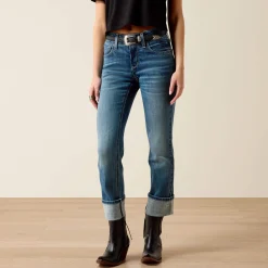 Perfect Rise Silvie Straight Leg Crop Jeans