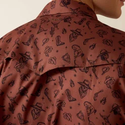 Printed VentTEK Western Yoke Classic Fit Snap Shirt