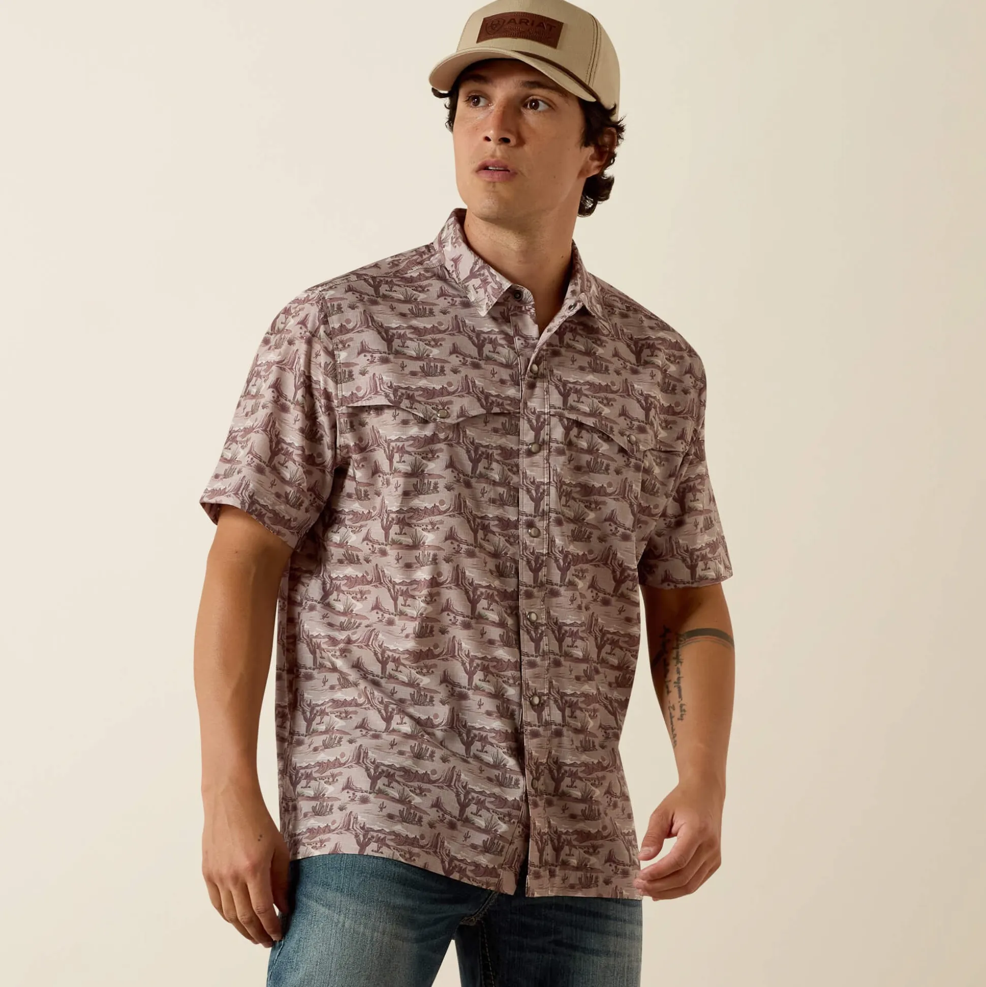 Printed VentTEK Western Yoke Classic Fit Snap Shirt