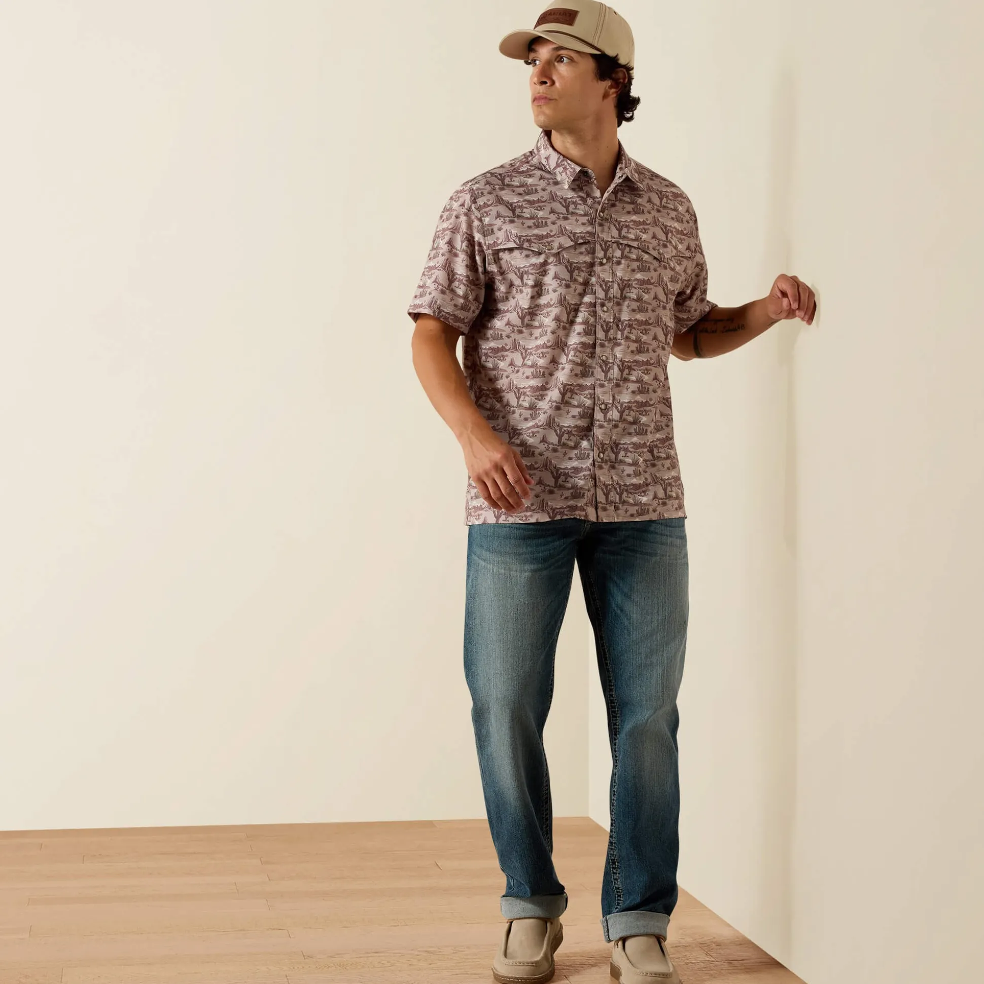 Printed VentTEK Western Yoke Classic Fit Snap Shirt