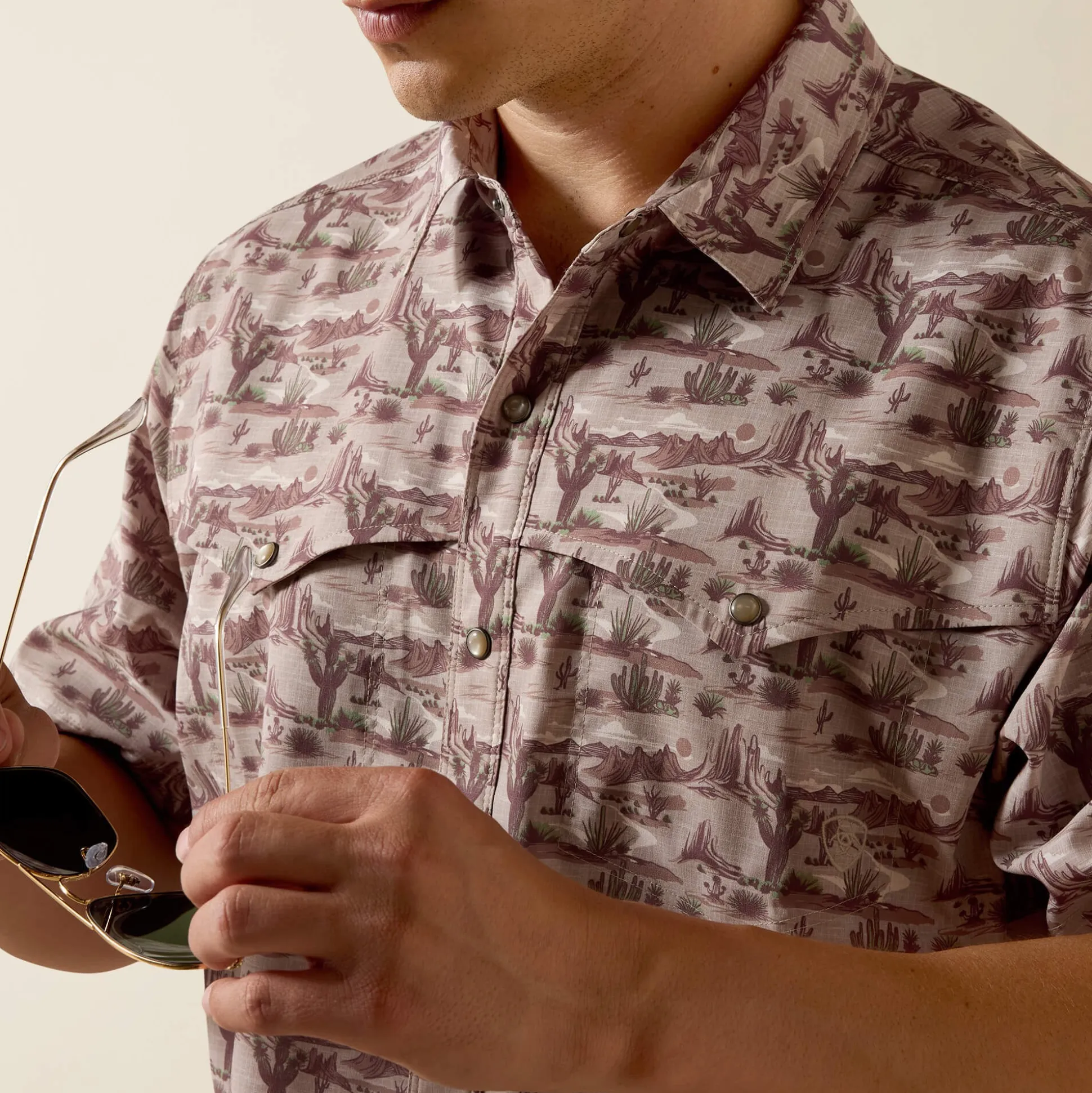 Printed VentTEK Western Yoke Classic Fit Snap Shirt