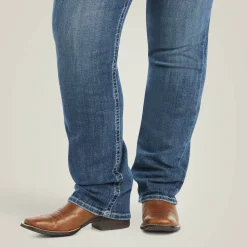 R.E.A.L. Mid Rise Arrow Gianna Straight Jean